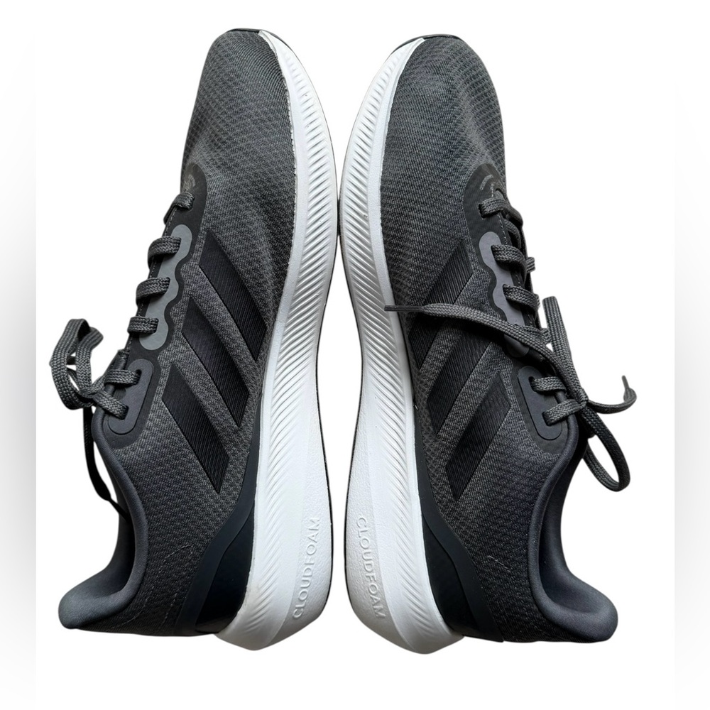 Adidas Runfalcon 3.0 Mens 12 Gray Athletic Running Shoes Cloudfoam Gym Trainer